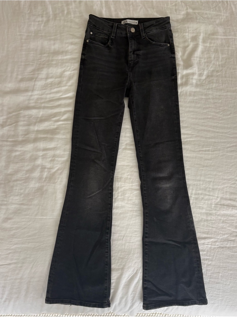Zara Black Flare Jeans